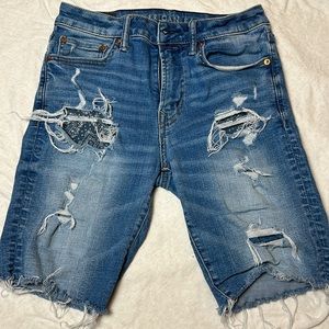 American Eagle Bermuda jean shorts